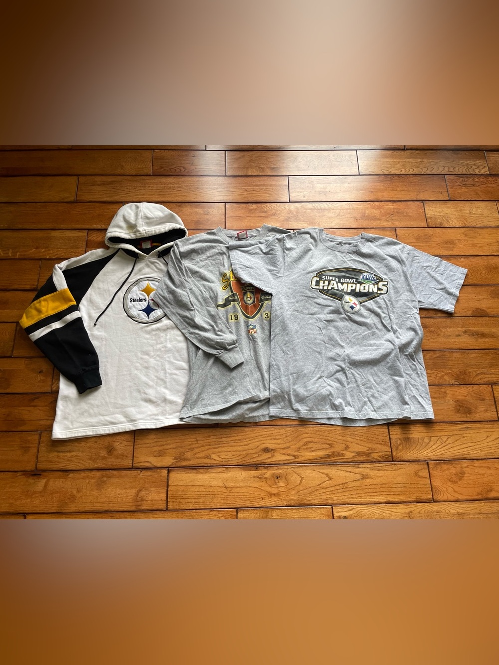 Pittsburgh Steelers Hoodie and Tees Set